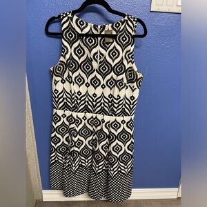 Black and White Party Dress